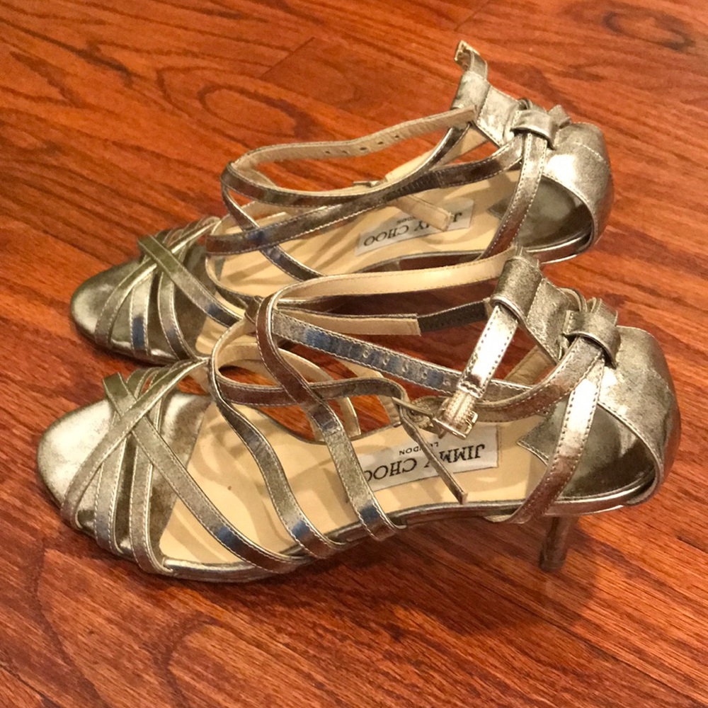 Jimmy Choo Metallic Sandals